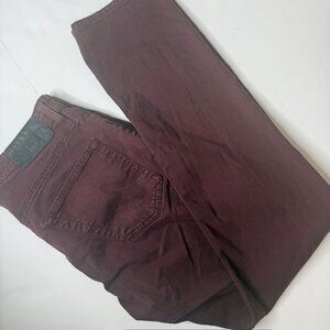 Mens 32x32 Jeans Adriano G Everett Goldschmied Brown Slim Straight Stretch Denim